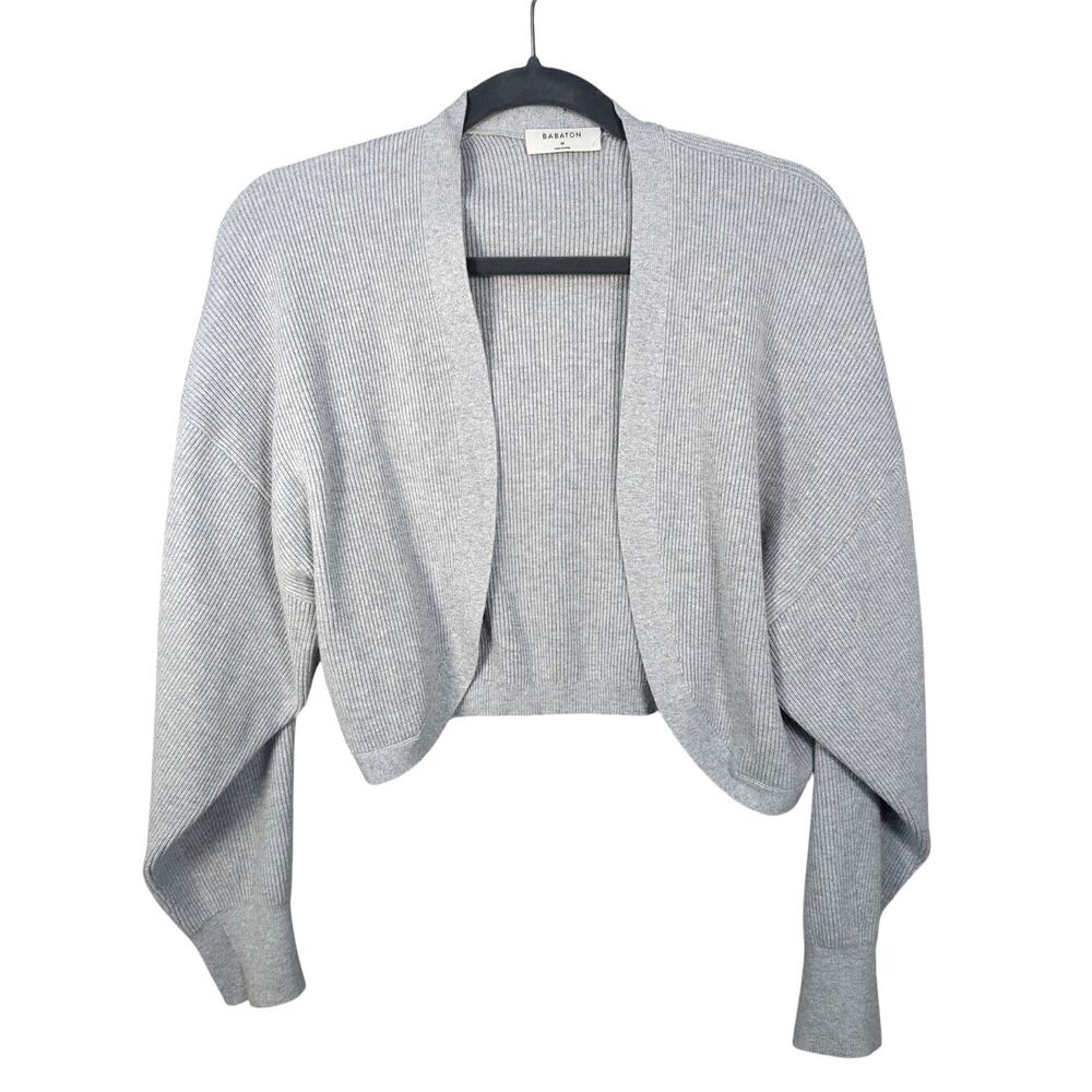 Aritzia Gray Crew Neck Sweater